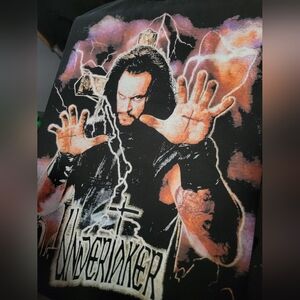 UNDERTAKER ON A SHAKA HEAVYWEIGHT GARMET DYED T SHIRT